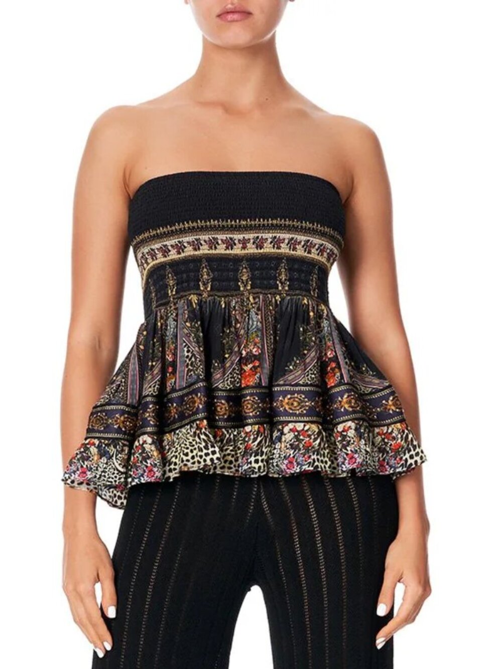 Camilla Marais at midnight short shirred skirt S - Picture 3 of 12